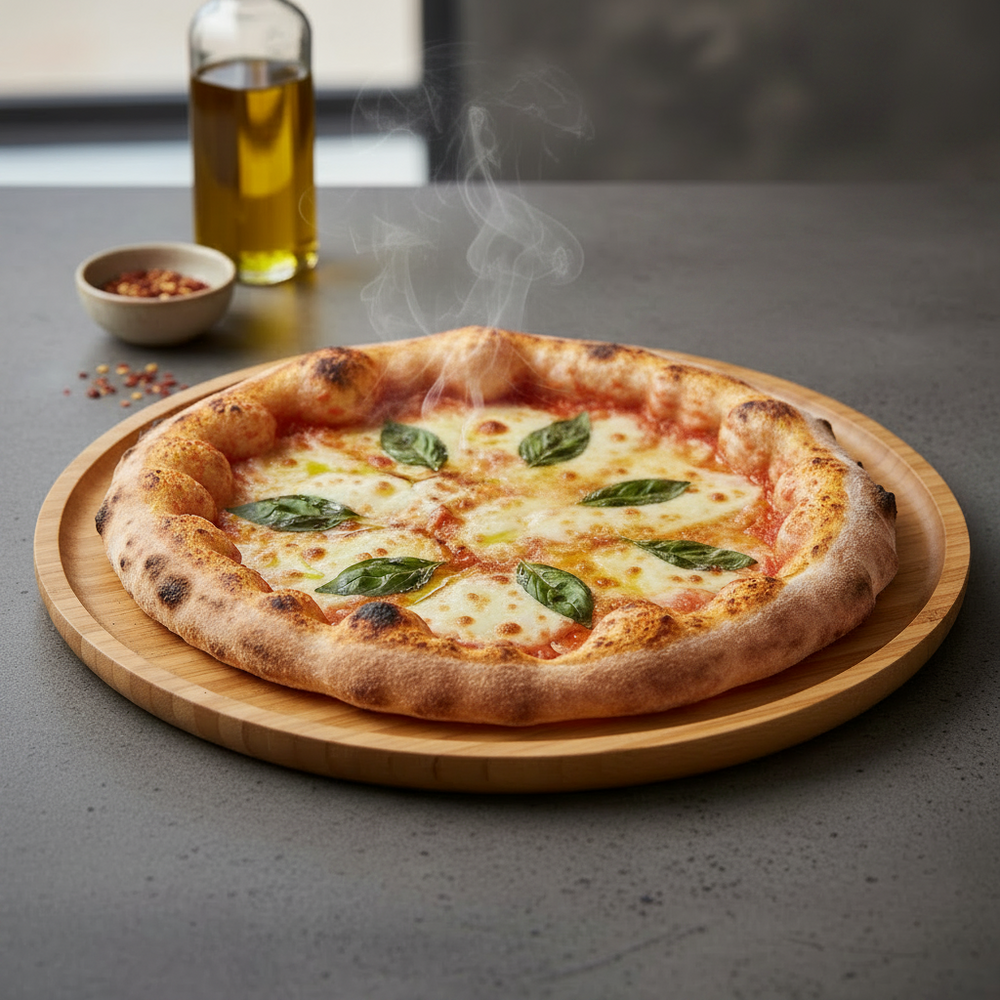 Planche de service Cosy & Trendy - Planche à pizza - en Bambou - ø 33 cm