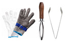 Crafts La Marée Set de préparation de poisson 3 pièces - Pince à arêtes, Écailleur & Gant