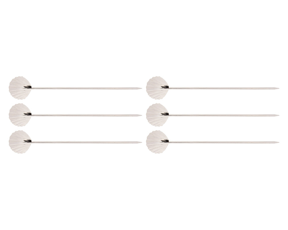 Crafts La Marée Zeevruchtenvorkjes Zilver - 6 stuks