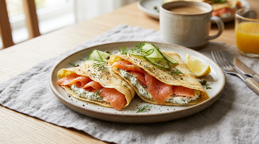 Un petit-déjeuner pour bien commencer la journée.