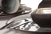 Set d'assiettes Cosy&Trendy - Assiettes dessert - Laguna - 20x16cm - 4 pièces