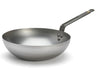 Wok bombé de Buyer Mineral B Element - ø 28 cm / 3 litres - sans revêtement antiadhésif
