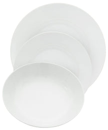 Ensemble de vaisselle Studio Tavola - 6 personnes - Blanc - 18 pièces