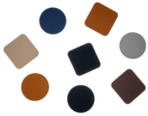 Set de dessous de verre Cookinglife - en cuir vegan - 10 x 10 cm - 6 pièces