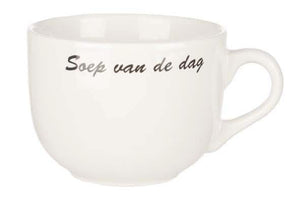 Bol à soupe Cosy & Trendy - Soupe du Jour - en faïence - 500 ml