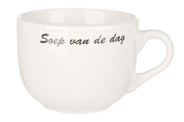 Bol à soupe Cosy & Trendy - Soupe du Jour - en faïence - 500 ml