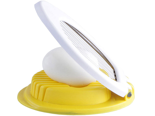 Coupe-œufs Cookinglife - Tranche-œufs - En plastique - Jaune