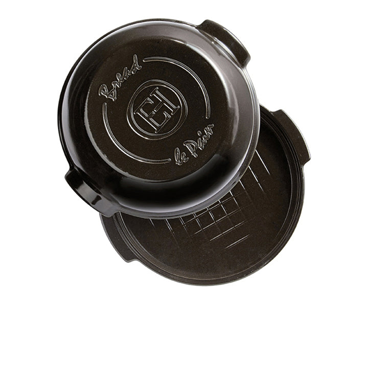 Moule à pain rond Emile Henry - Céramique - Fusain - ø 29.5 cm / 5.2 litres