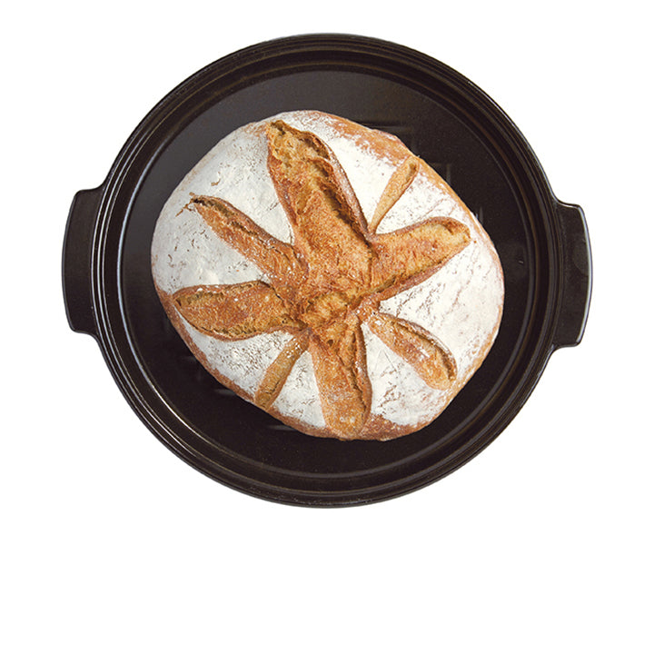 Moule à pain rond Emile Henry - Céramique - Fusain - ø 29.5 cm / 5.2 litres