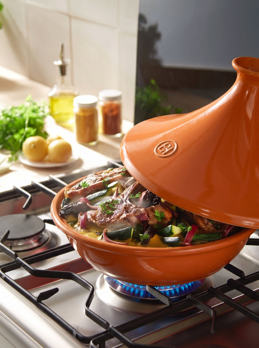Tajine Emile Henry Flame - Terracotta - ø 32 cm / 2,5 Litres