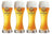 Ensemble de verres a biere Erdinger - Weizen - 500 ml - 4 pieces