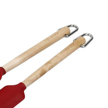 Set de spatules KitchenAid - En silicone et bois - Core Rouge Empire - 2 pièces