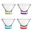 Set de coupes a glace Bormioli Rocco - Multicolore - Ypsilon - 375 ml - 4 pièces