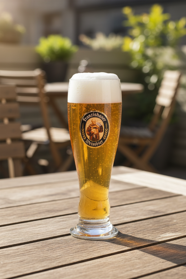 Ensemble de verres à bière Franziskaner - Verres à weizen - 500 ml - 6 pièces