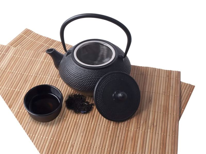 Théière Cookinglife Arare avec filtre inox - Fonte noire - 800 ml