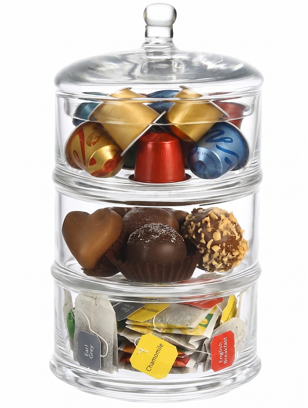 Bonbonnière Cookinglife - en verre - Ø 12,5 cm - 1500 ml - Hauteur 220 mm