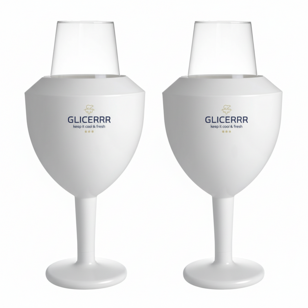 Set de refroidisseur a vin GLICERRR - Verre a vin - Basic - 300 mm - 2 pieces