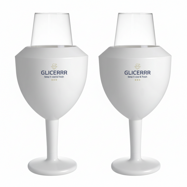 Set de refroidisseur a vin GLICERRR - Verre a vin - Basic - 300 mm - 2 pieces
