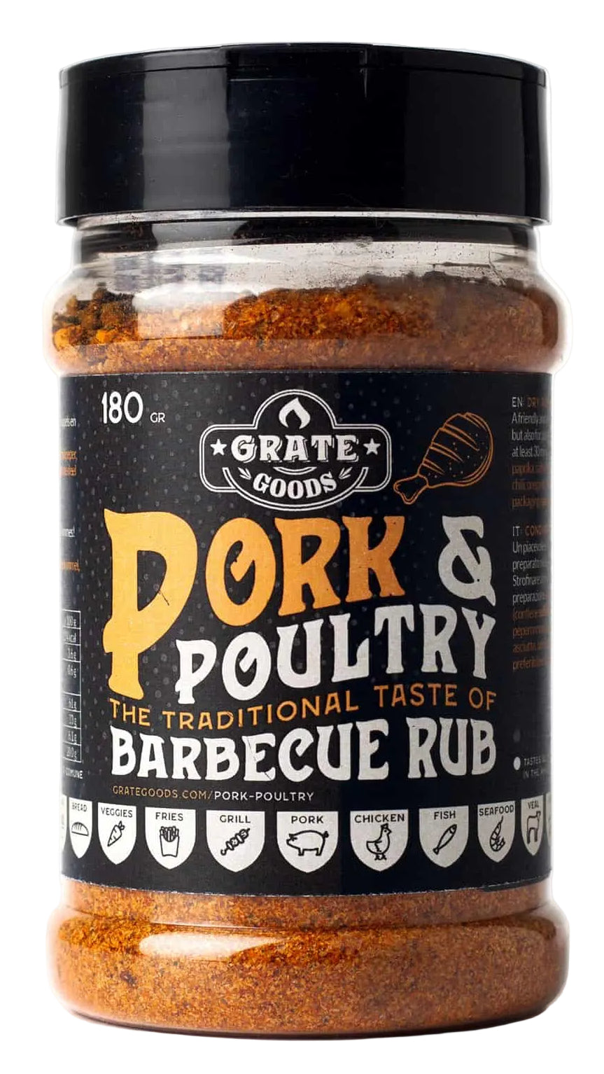 Cookinglife Ensemble complet BBQ Spareribs - Avec rub, support, casserole & papier à boucher