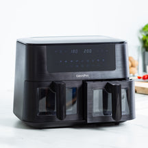 Friteuse à air GreenPan Bistro Dual Zone - Noir - 8 litres (2 x 4 litres) - Sans PFAS