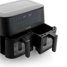 Friteuse à air GreenPan Bistro Dual Zone - Noir - 8 litres (2 x 4 litres) - Sans PFAS