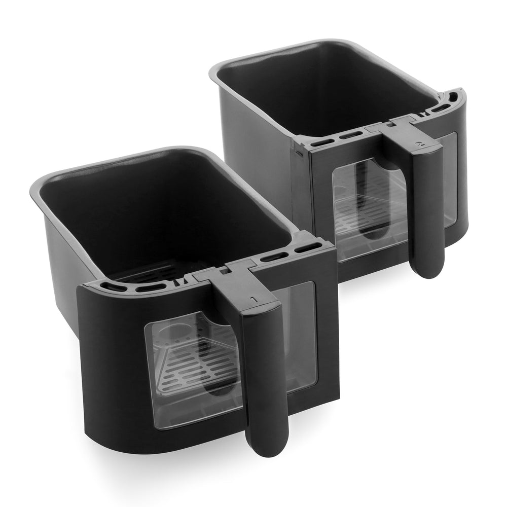 Friteuse à air GreenPan Bistro Dual Zone - Noir - 8 litres (2 x 4 litres) - Sans PFAS