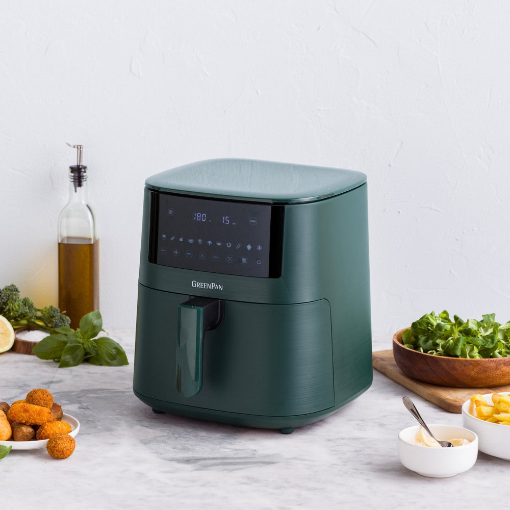 Friteuse à air GreenPan Bistro XXL - Vert pin - 7.2 Litre - Sans PFAS