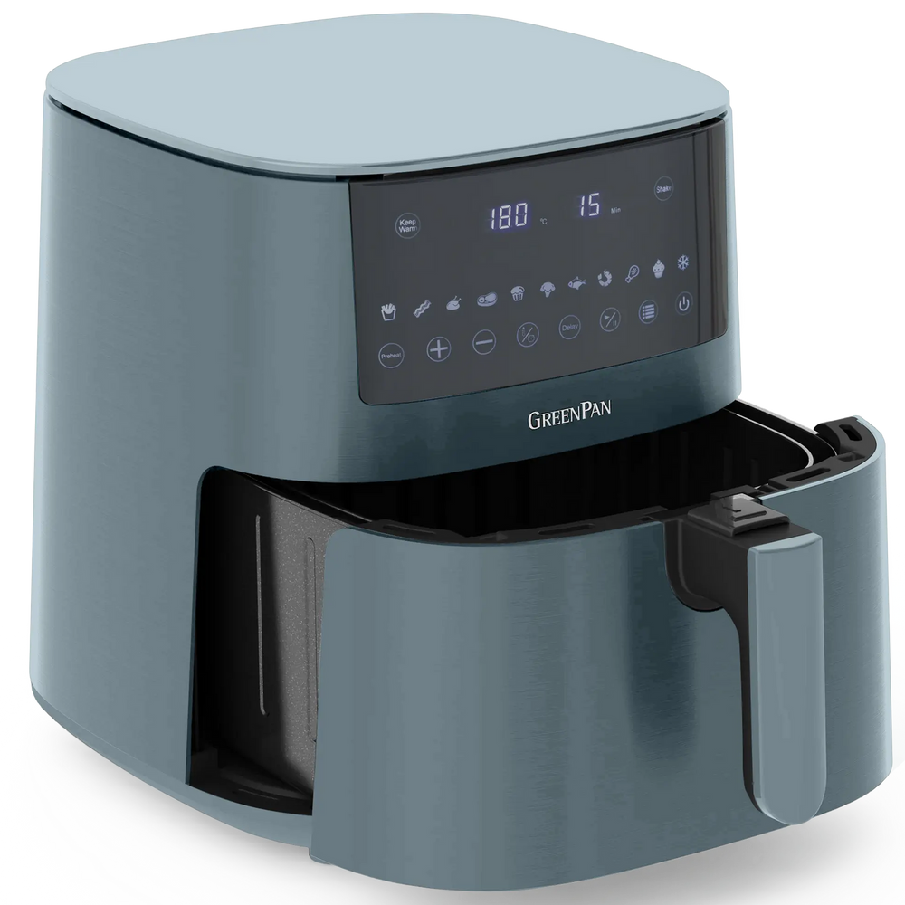 Friteuse à air GreenPan Bistro XXL - Smokey Blue - 7.2 Litre - Sans PFAS