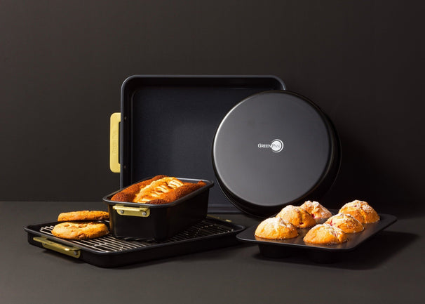 GreenPan Bakset Padova Reserve Black 6-delig - keramische anti-aanbaklaag