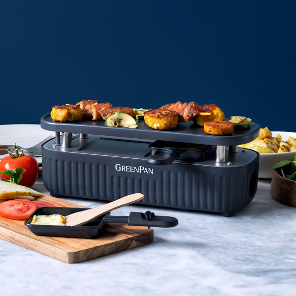GreenPan Gourmetstel Silhouette Oxford Blue - koppelbaar - Keramische anti-aanbaklaag