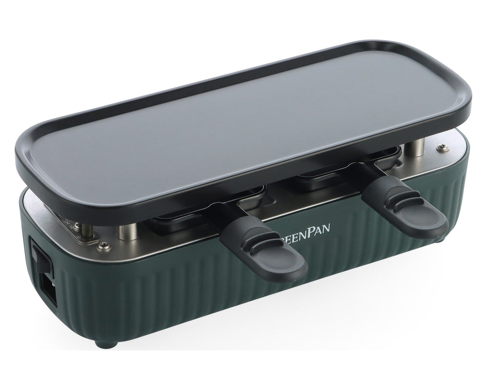 GreenPan Gourmetstel Silhouette Connect Gourmet Pine Green - koppelbaar