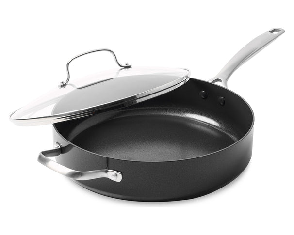 Sauteuse avec couvercle GreenPan Copenhagen Noir ø 28 cm / 4,3 Litres - revêtement antiadhésif céramique