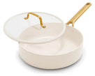 GreenPan Hapjespan met deksel Padova Reserve Pro 2.0 Cream ø 26 cm