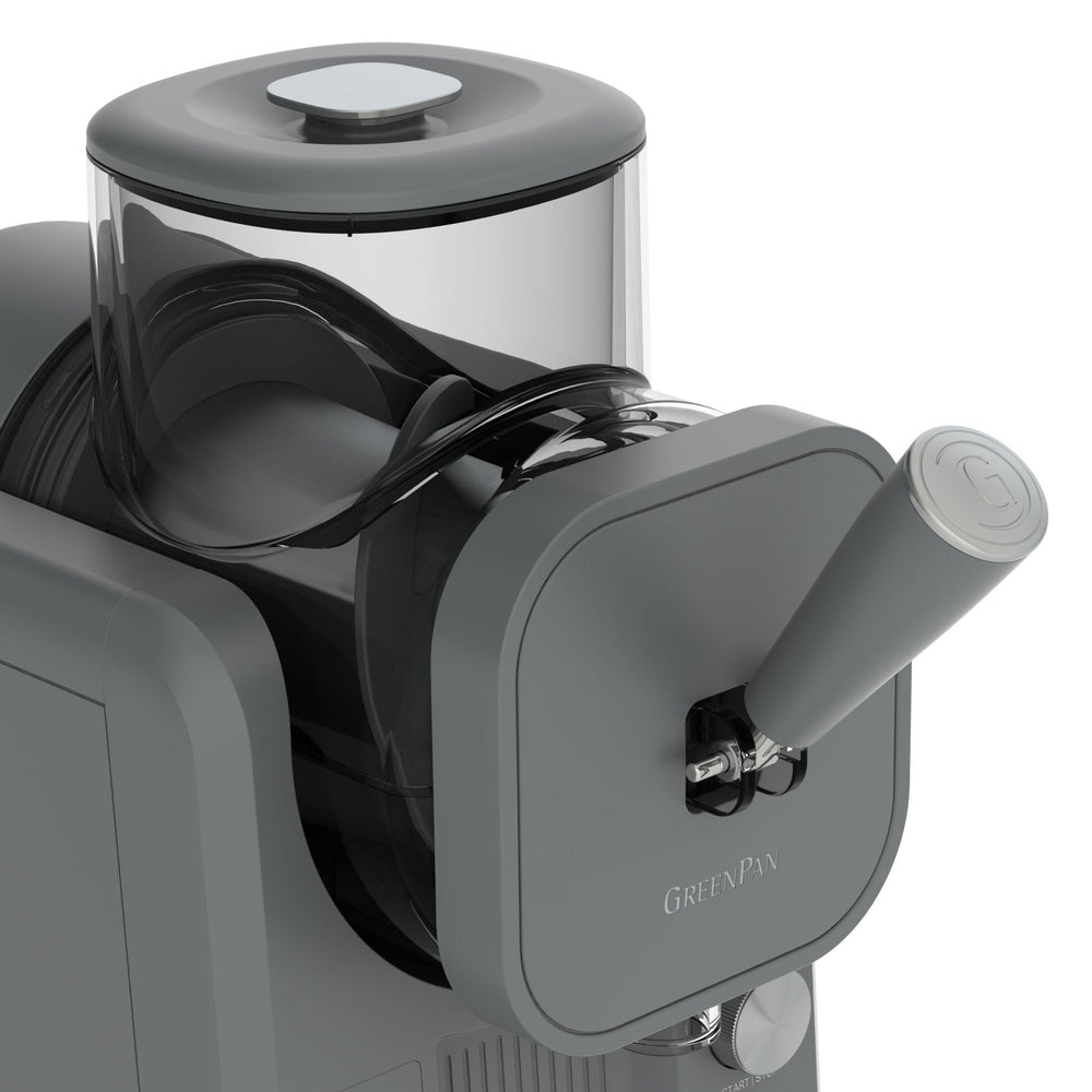 GreenPan Machine à glace Frost - Gris - Glaces à l'Italienne et boissons glacées - 1,8 litre