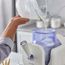 GreenPan Machine à glace Frost - Blanc - Glaces à l'Italienne et boissons glacées - 1,8 litre