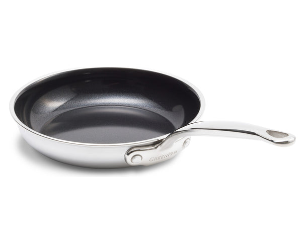 Poêle à frire GreenPan Premiere Inox ø 28 cm - revêtement antiadhésif céramique