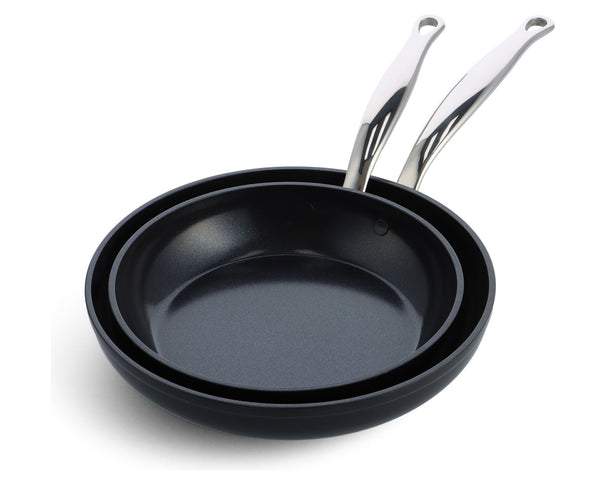 Set de poêles GreenPan Barcelona Pro 2 pièces - ø 24 & 28 cm - revêtement antiadhésif céramique