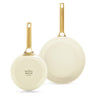 GreenPan Koekenpannenset Padova Reserve Cream White ø 20 & 26 cm