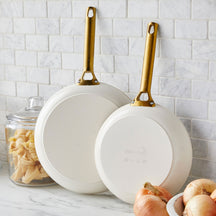 GreenPan Koekenpannenset Padova Reserve Pro 2.0 Cream ø 24 & 28 cm - sfeerbeeld 2