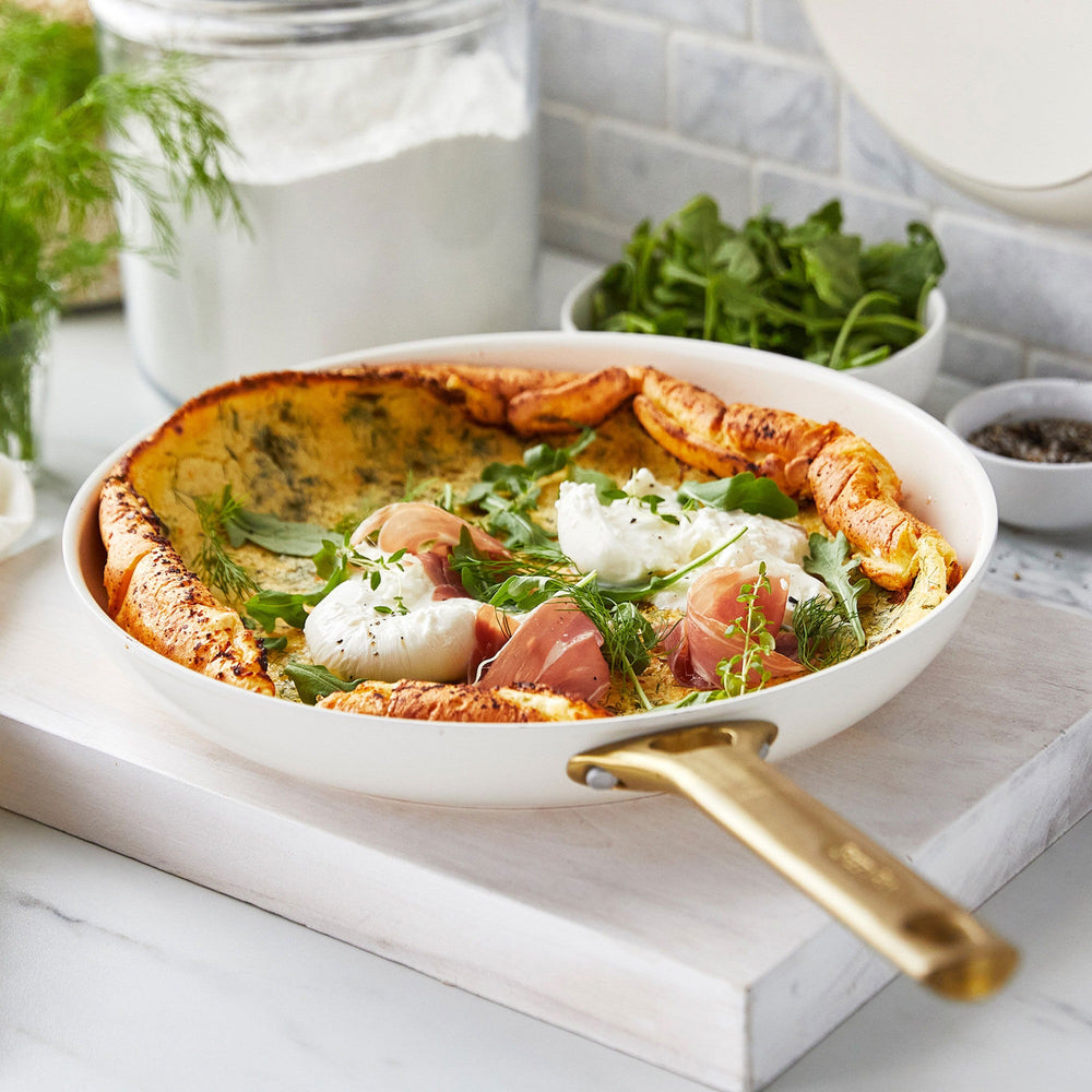 GreenPan Koekenpannenset Padova Reserve Pro 2.0 Cream ø 24 & 28 cm - sfeerbeeld 3
