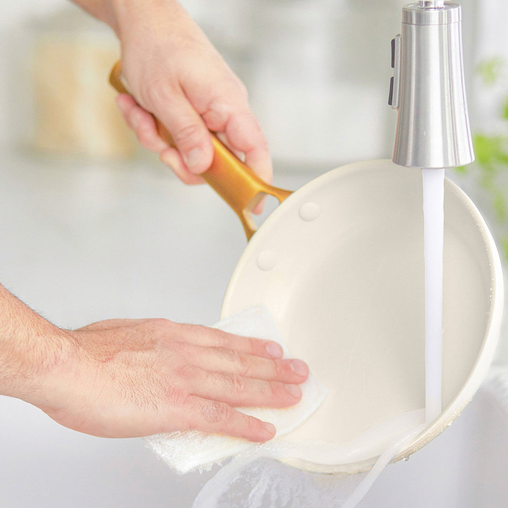 GreenPan Koekenpannenset Padova Reserve Pro 2.0 Cream ø 24 & 28 cm - sfeerbeeld 5