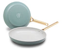 GreenPan Koekenpannenset Padova Reserve Smokey Blue 2-delig - ø 20 & 28 cm - Keramische anti-aanbaklaag