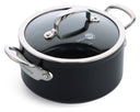 Faitout GreenPan Barcelona Pro Noir ø 20 cm / 3,1 Litres - revêtement antiadhésif céramique
