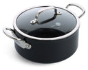Faitout GreenPan Barcelona Pro Noir ø 24 cm / 4,9 Litres - revêtement antiadhésif céramique