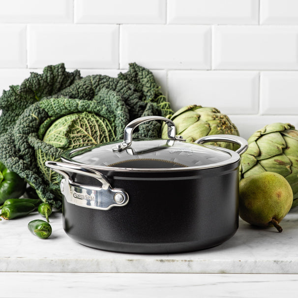 Faitout GreenPan Barcelona Pro Noir ø 24 cm / 4,9 Litres - revêtement antiadhésif céramique