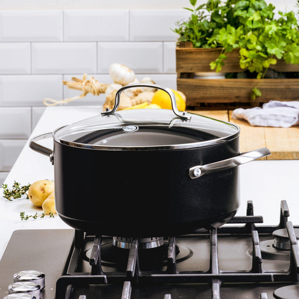 Faitout GreenPan Copenhagen Noir ø 20 cm / 3,3 Litres - revêtement antiadhésif céramique