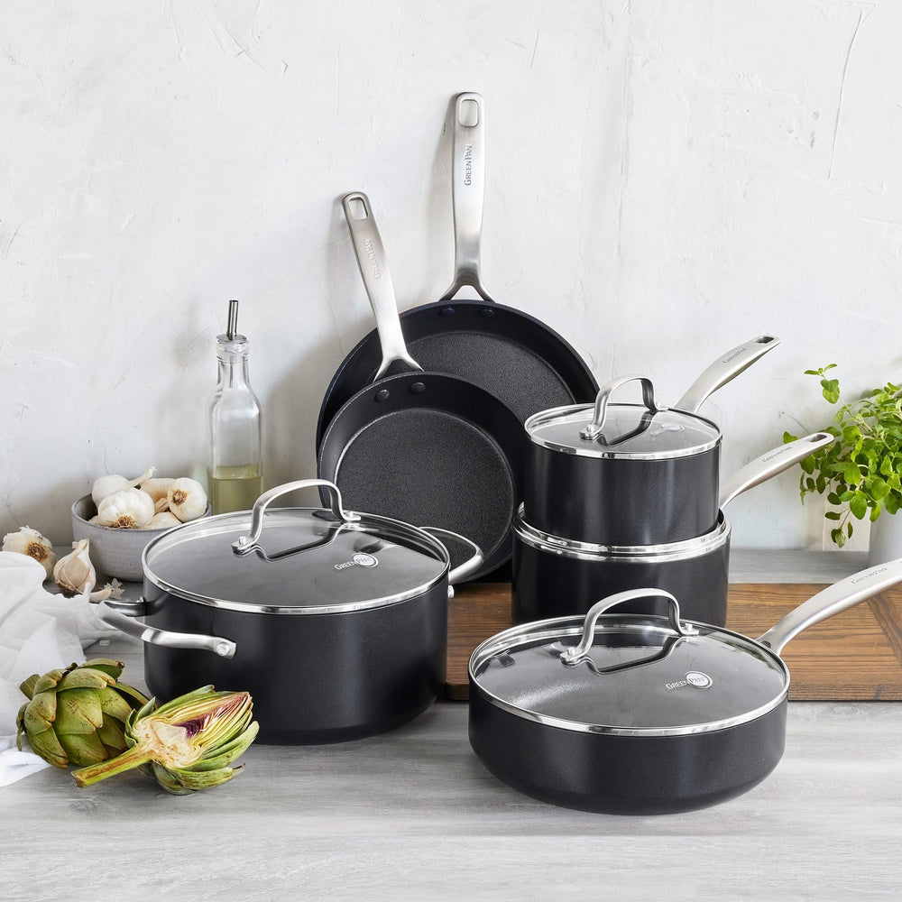 GreenPan Kookpan Copenhagen Zwart ø 20 cm / 3.3 Liter - sfeerbeeld 2