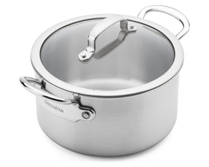 GreenPan Kookpan met deksel Première 5PLY RVS ø 24 cm / 4.91 Liter