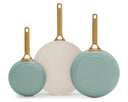 GreenPan Koekenpannenset Padova Reserve Pro 2.0 Green 3-delig - Koekenpan ø 20, 24 & 28 cm - Keramische anti-aanbaklaag