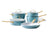 GreenPan Pannenset Padova Reserve Smokey Blue 6-delig